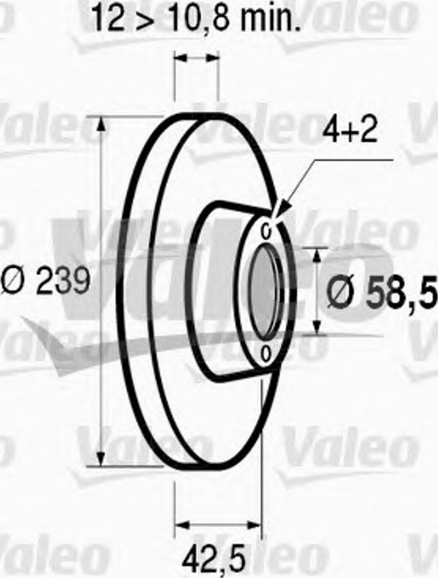 Valeo 186 173 - Kočioni disk www.molydon.hr