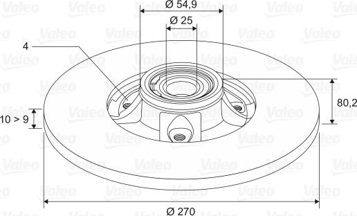 Valeo 186898 - Kočioni disk www.molydon.hr