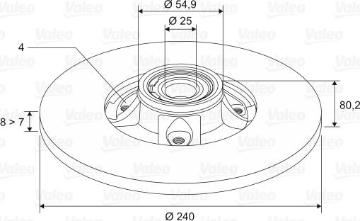 Valeo 186897 - Kočioni disk www.molydon.hr