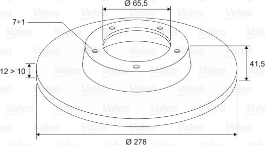 Valeo 186854 - Kočioni disk www.molydon.hr