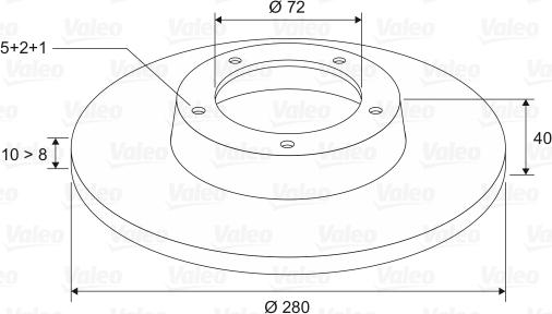 Valeo 186851 - Kočioni disk www.molydon.hr