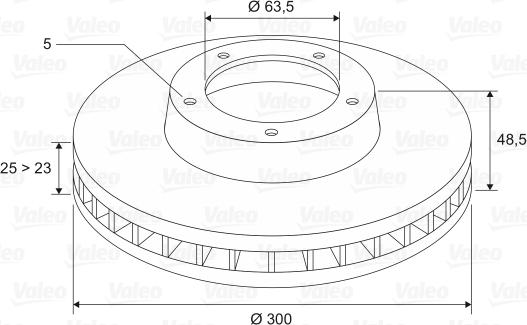 Valeo 186863 - Kočioni disk www.molydon.hr