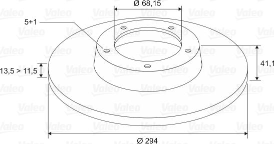 Valeo 186801 - Kočioni disk www.molydon.hr