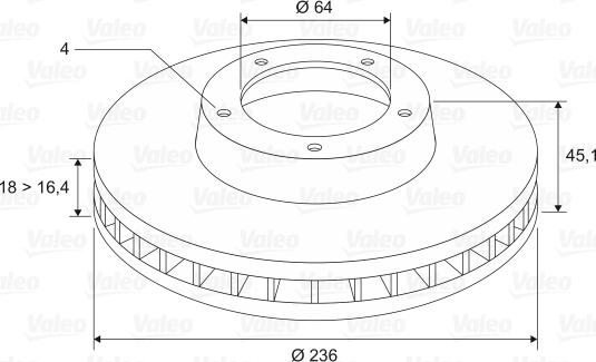 Valeo 186818 - Kočioni disk www.molydon.hr