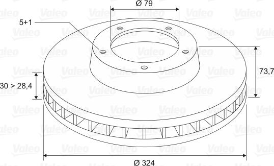 Valeo 186884 - Kočioni disk www.molydon.hr