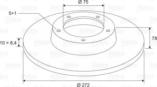 Valeo 186839 - Kočioni disk www.molydon.hr