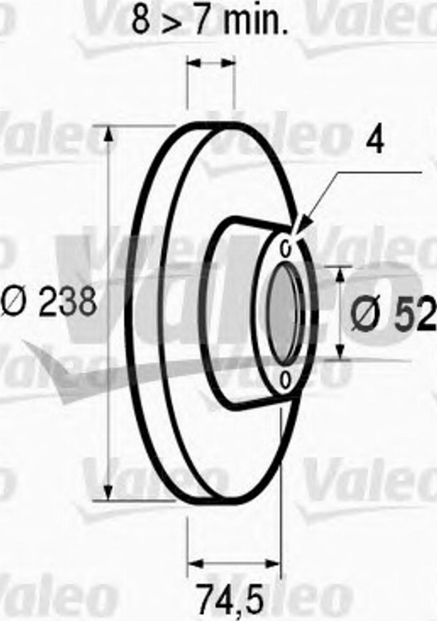 Valeo 186 309 - Kočioni disk www.molydon.hr