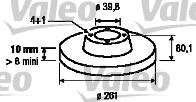 Valeo 186302 - Kočioni disk www.molydon.hr