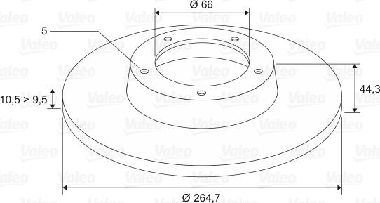 Valeo 186307 - Kočioni disk www.molydon.hr