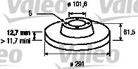 Valeo 186310 - Kočioni disk www.molydon.hr