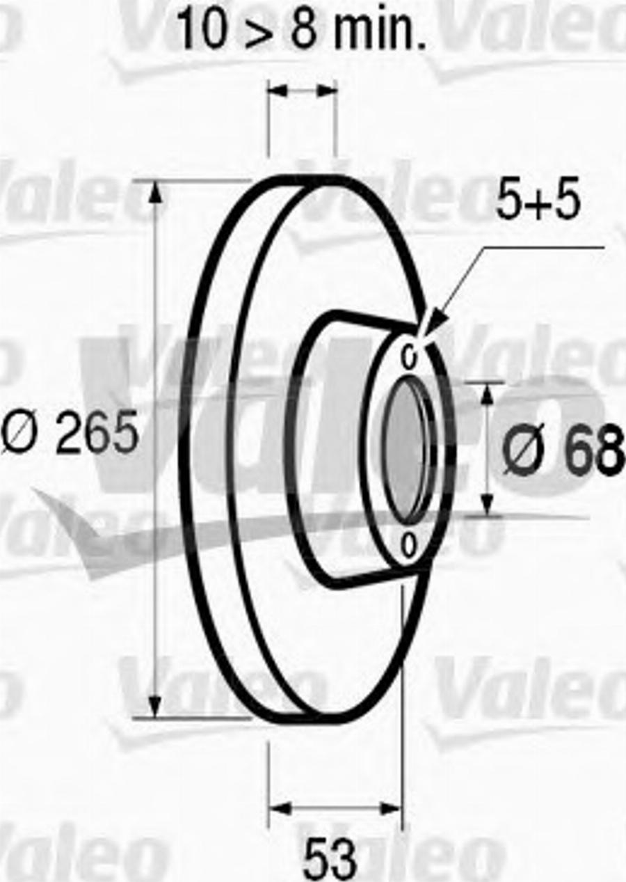 Valeo 186312 - Kočioni disk www.molydon.hr