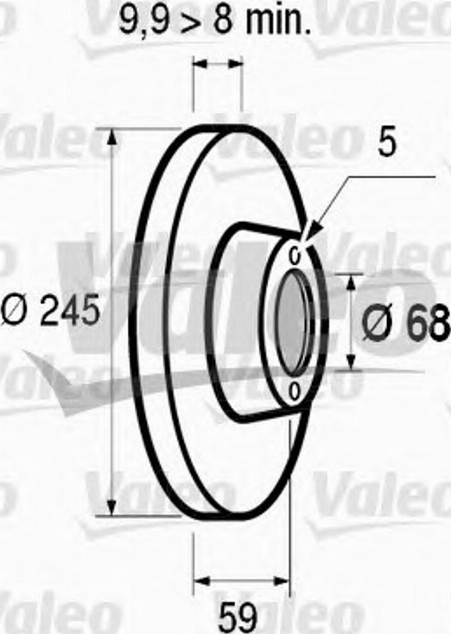 Valeo 186293 - Kočioni disk www.molydon.hr