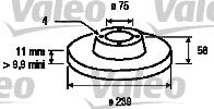 Valeo 186240 - Kočioni disk www.molydon.hr