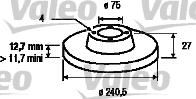 Valeo 186242 - Kočioni disk www.molydon.hr