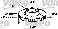 Valeo 186255 - Kočioni disk www.molydon.hr