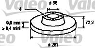 Valeo 186256 - Kočioni disk www.molydon.hr