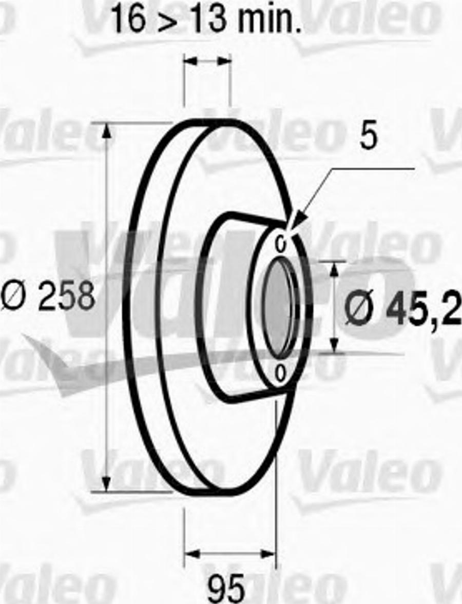 Valeo 186 252 - Kočioni disk www.molydon.hr