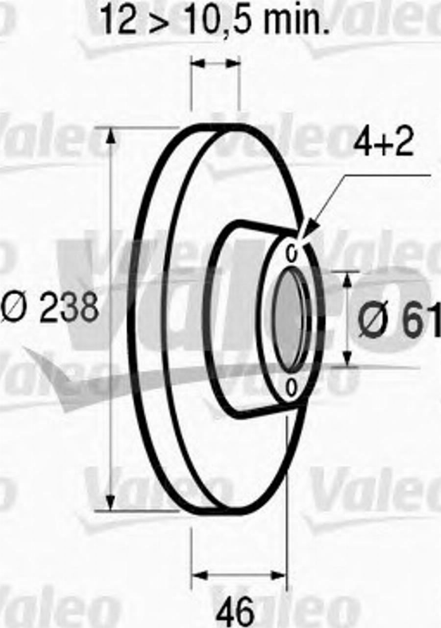 Valeo 186212 - Kočioni disk www.molydon.hr