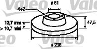 Valeo 186285 - Kočioni disk www.molydon.hr