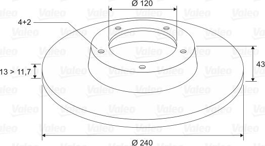 Valeo 186236 - Kočioni disk www.molydon.hr