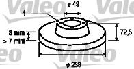 Valeo 186231 - Kočioni disk www.molydon.hr