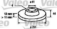 Valeo 186232 - Kočioni disk www.molydon.hr