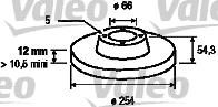 Valeo 186223 - Kočioni disk www.molydon.hr