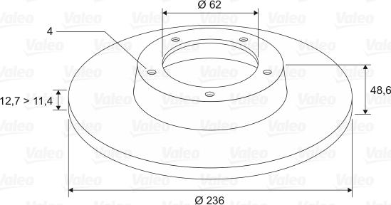 Valeo 186714 - Kočioni disk www.molydon.hr