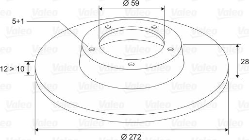 Valeo 186724 - Kočioni disk www.molydon.hr