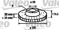 Valeo 187058 - Kočioni disk www.molydon.hr