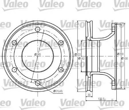 Valeo 187063 - Kočioni disk www.molydon.hr