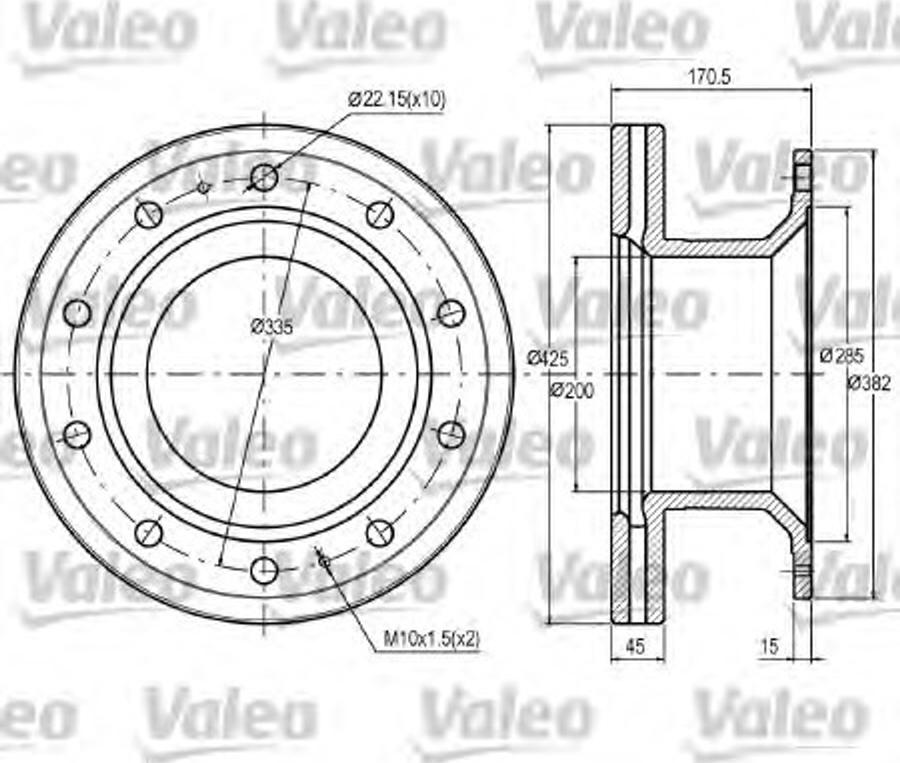 Valeo 187035 - Kočioni disk www.molydon.hr