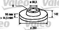 Valeo 187029 - Kočioni disk www.molydon.hr