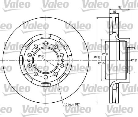 Valeo 187024 - Kočioni disk www.molydon.hr