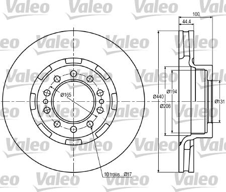 Valeo 187022 - Kočioni disk www.molydon.hr