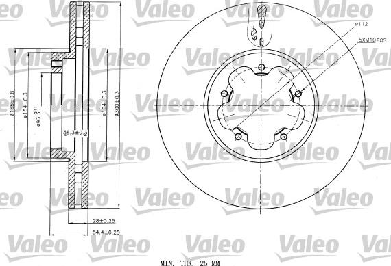 Valeo 187151 - Kočioni disk www.molydon.hr