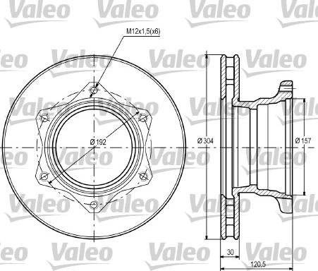 Valeo 187106 - Kočioni disk www.molydon.hr