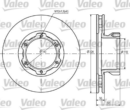 Valeo 187108 - Kočioni disk www.molydon.hr