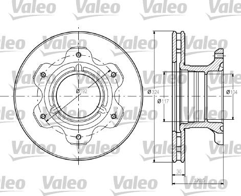 Valeo 187110 - Kočioni disk www.molydon.hr