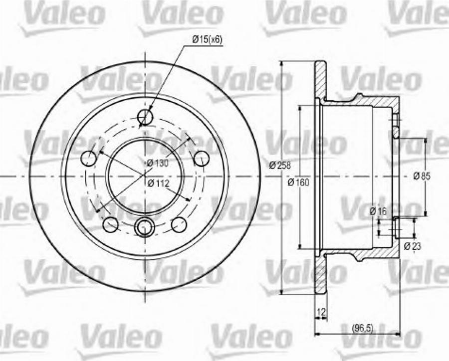 Valeo 187111 - Kočioni disk www.molydon.hr