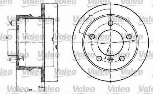 Valeo 187120 - Kočioni disk www.molydon.hr