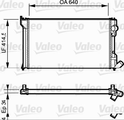 Valeo 819428 - Hladnjak, hladjenje motora www.molydon.hr