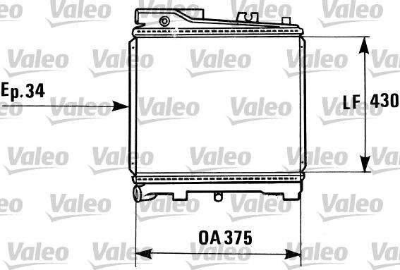 Valeo 819181 - Hladnjak, hladjenje motora www.molydon.hr