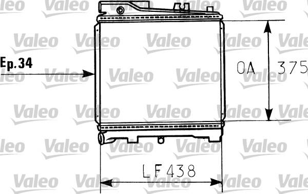 Valeo 819395 - Hladnjak, hladjenje motora www.molydon.hr