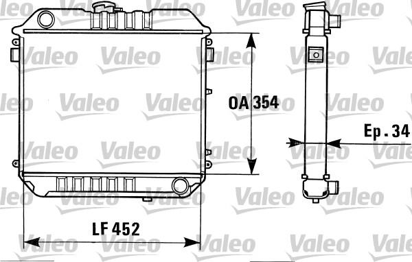 Valeo 819313 - Hladnjak, hladjenje motora www.molydon.hr