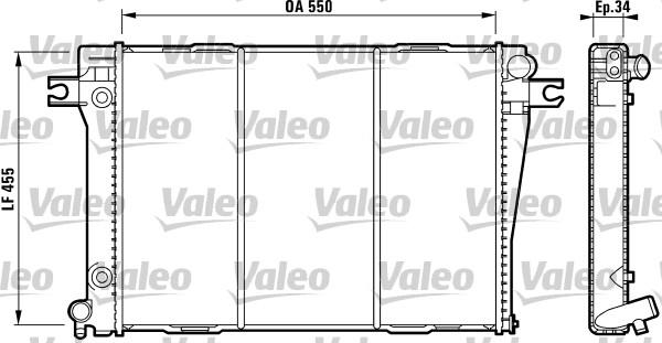 Valeo 819271 - Hladnjak, hladjenje motora www.molydon.hr