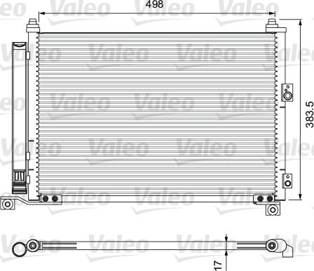 Valeo 814403 - Kondenzator, klima-Uređaj www.molydon.hr