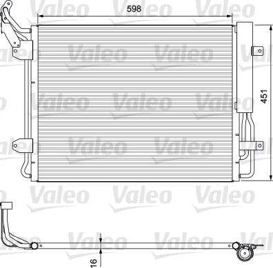 Valeo 814091 - Kondenzator, klima-Uređaj www.molydon.hr