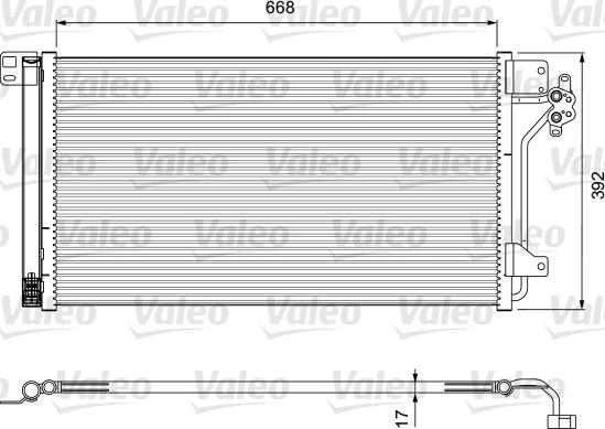 Valeo 814015 - Kondenzator, klima-Uređaj www.molydon.hr