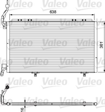 Valeo 814076 - Kondenzator, klima-Uređaj www.molydon.hr